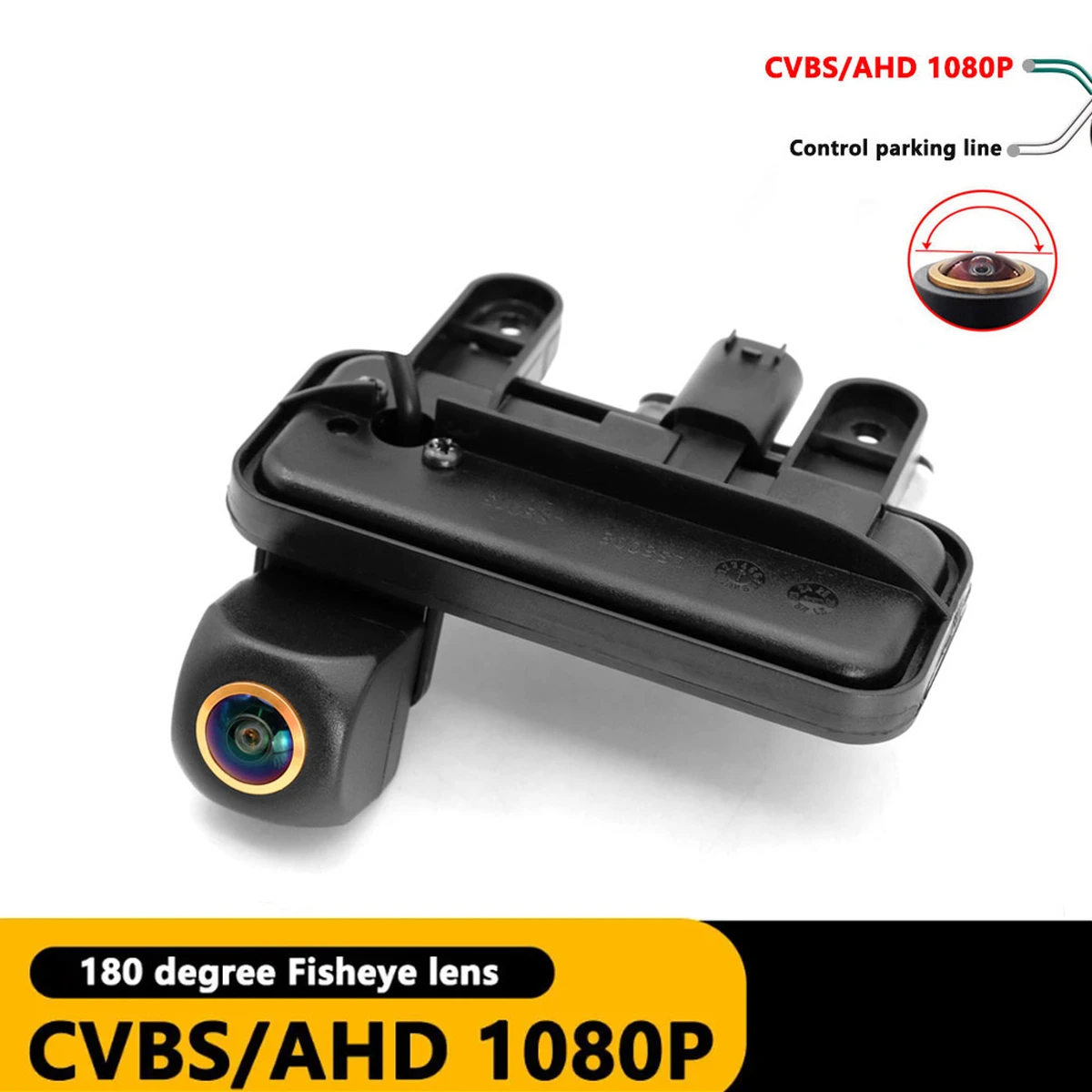 Caméra de recul AHD 1080P HD CCD pour Mercedes-Benz Classe B (W246), Classe E (W212/W207), Classe C/CLC (W203)