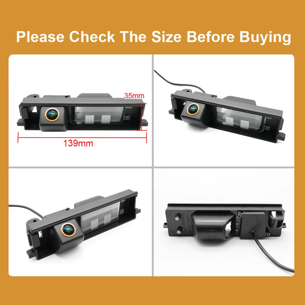 Caméra de recul AHD 1080P pour Toyota RAV4 XA30 (2003–2012)