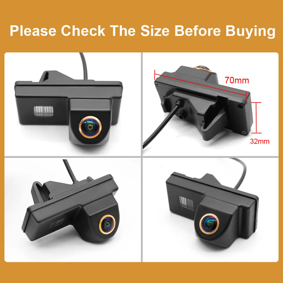 Caméra de recul AHD 1080P pour Toyota Reiz 2008-2009, Land Cruiser Prado 120 2002-2009
