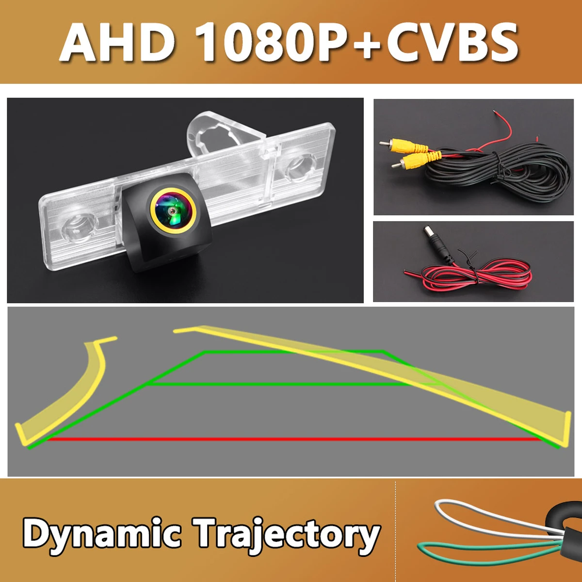 Caméra de recul AHD 1080P pour Chevrolet Cruze 2010–2014