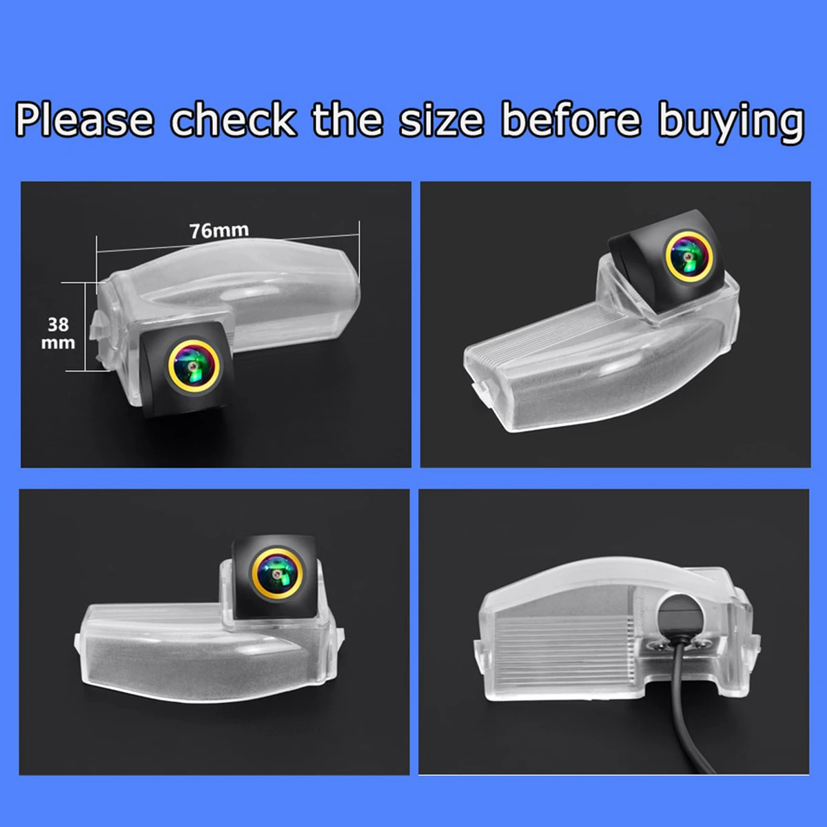 AHD 1080P Rückfahrkamera für Mazda 2, Mazda 3, Mazda 3 Sport 2004-2013