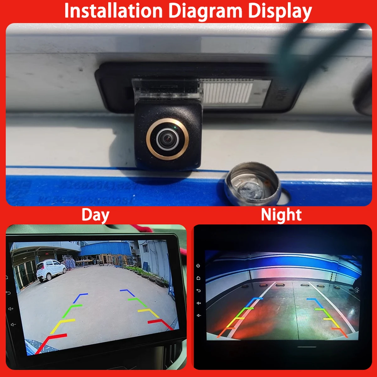 Videocamera posteriore CCD 1080P per Volvo XC60 2007-2020